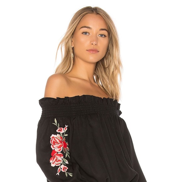 BEACH RIOT 🌹 Rose Off Shoulder Top NWOT - Picture 2 of 3